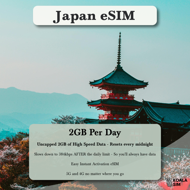 Japan Travel eSIM - Instant 5G Data Plans for Travel