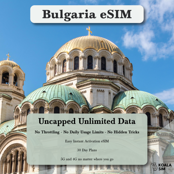 Bulgaria Travel eSIM - Instant 5G Data Plans for Travel
