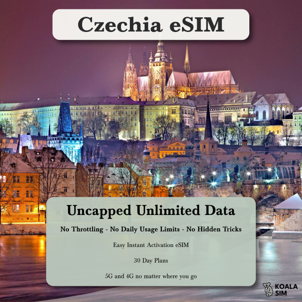 Czech Republic Travel eSIM - Instant 5G Data Plans for Travel