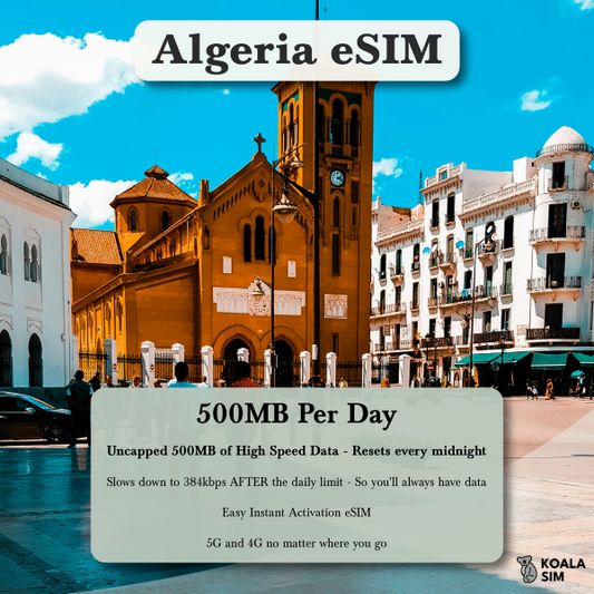 Algeria Travel eSIM - Instant 5G Data Plans for Travel