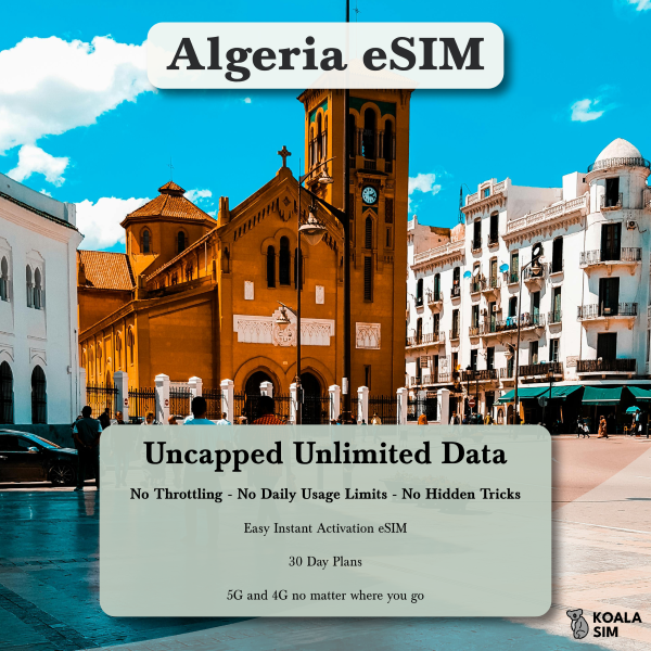 Algeria Travel eSIM - Instant 5G Data Plans for Travel