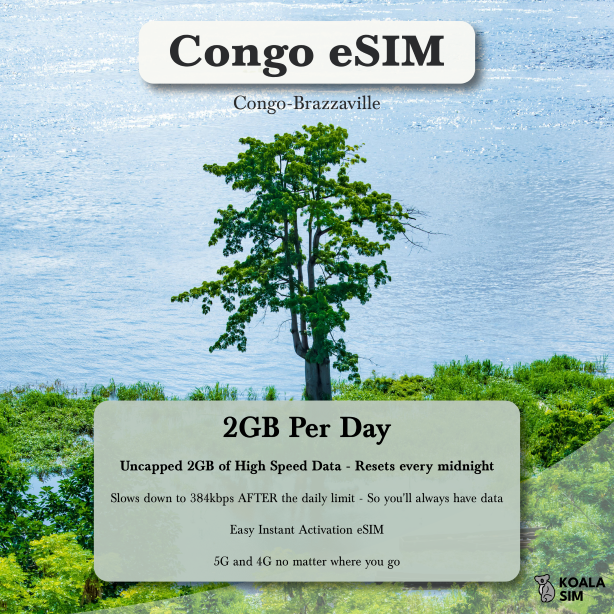 Congo-Brazzaville Travel eSIM - Instant 5G Data Plans for Travel