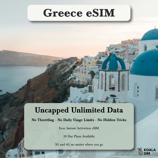 Greece Travel eSIM - Instant 5G Data Plans for Travel