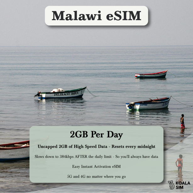 Malawi Travel eSIM - Instant 5G Data Plans for Travel