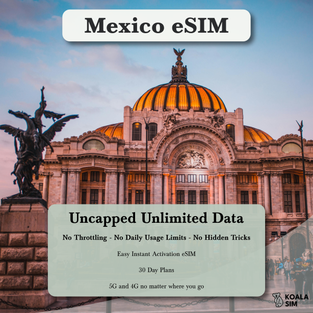 Mexico Travel eSIM - Instant 5G Data Plans for Travel