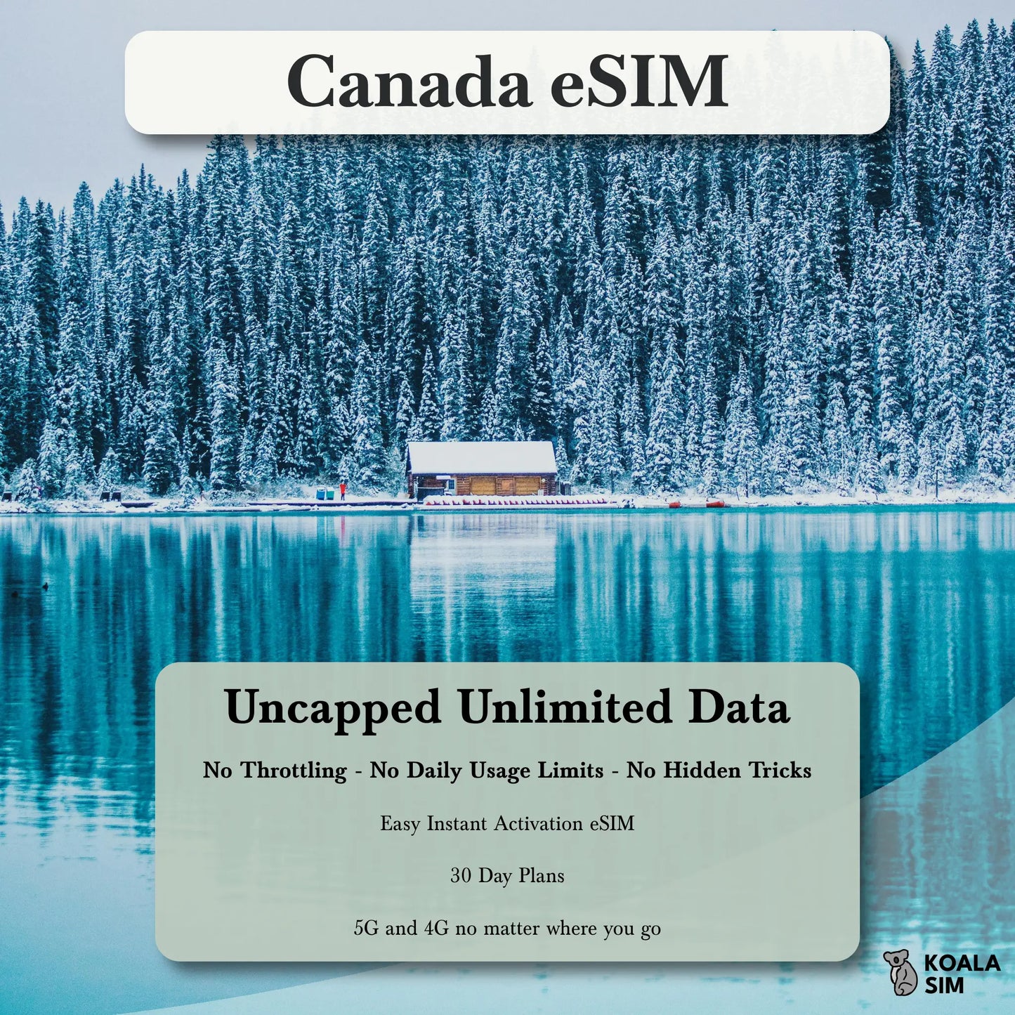 Canada Travel eSIM - Instant 5G Data Plans for Travel