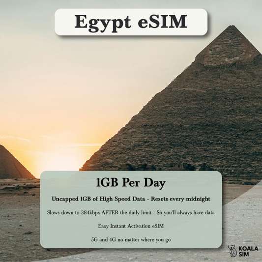 Egypt Travel eSIM - Instant 5G Data Plans for Travel