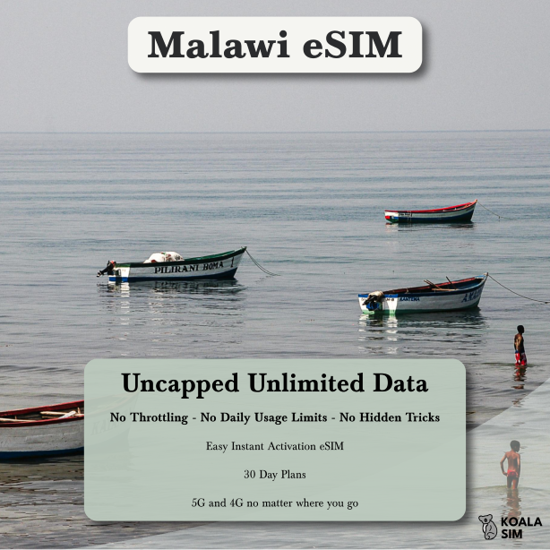 Malawi Travel eSIM - Instant 5G Data Plans for Travel