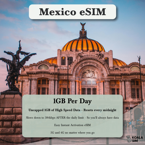 Mexico Travel eSIM - Instant 5G Data Plans for Travel