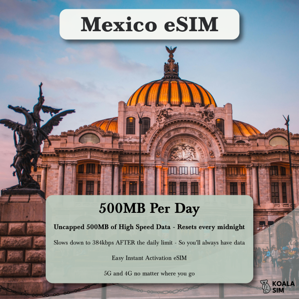 Mexico Travel eSIM - Instant 5G Data Plans for Travel