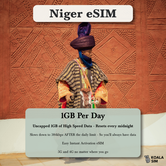Niger Travel eSIM - Instant 5G Data Plans for Travel