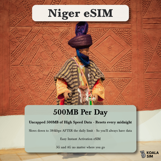 Niger Travel eSIM - Instant 5G Data Plans for Travel