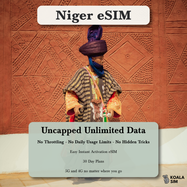 Niger Travel eSIM - Instant 5G Data Plans for Travel