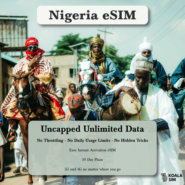Nigeria Travel eSIM - Instant 5G Data Plans for Travel