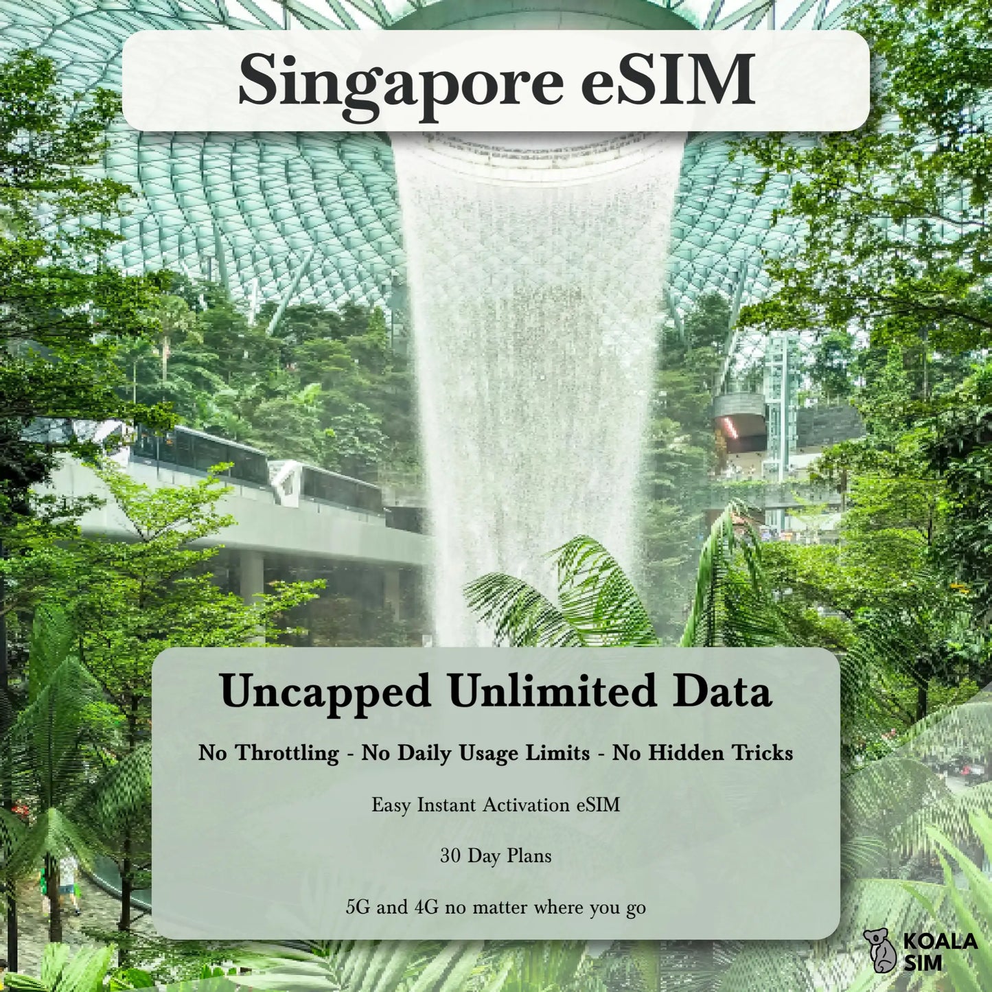 Singapore Travel eSIM - Instant 5G Data Plans for Travel