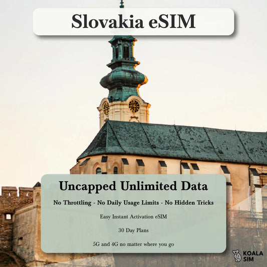 Slovakia Travel eSIM - Instant 5G Data Plans for Travel
