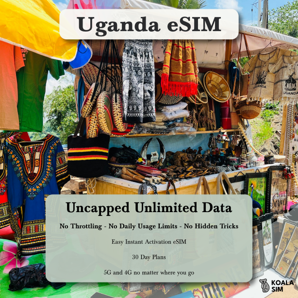 Uganda Travel eSIM - Instant 5G Data Plans for Travel